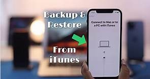 How to Backup & Restore iPhone Using iTunes! [Step-By-Step]