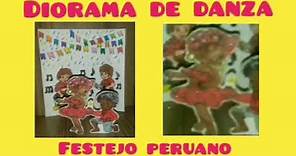 DIORAMA DE DANZA / FESTEJO PERUANO