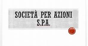 La Società per Azioni - SPA