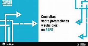 SEPE - Consulta de prestaciones y subsidios