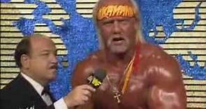 Hogan Promo at WrestleMania IV