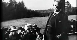 Theodore Roosevelt Speaking at Sagamore Hill [1916-1918]