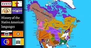 History of the Native North American languages (Timeline)