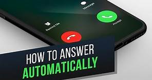 How to Use Auto-Answer on iPhone