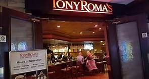 Tony Romas BBQ Steak Downtown Las Vegas Fremont Street $8.99 Prime Rib Daily Dinner COMPED DELICIOUS