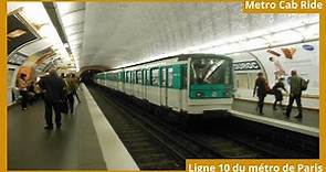[Metro Cab Ride] Ligne 10 du Métro de Paris/Boulogne - Pont de Saint-Cloud → Gare d'Austerlitz