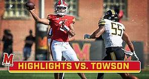 Towson at Maryland Terrapins | Highlights | Big Ten Football | Sep. 2, 2023