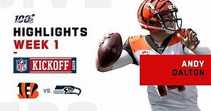 Andy Dalton Throws Up 418 Yds & 2 TDs | NFL 2019 Highlights