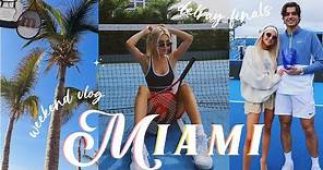 MIAMI: weekend vlog, delray tennis tournament (champion!), grwm chat 🎾🌴