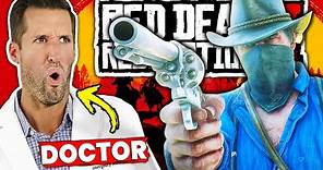 ER Doctor REACTS to Red Dead Redemption 2 Medical Emergencies