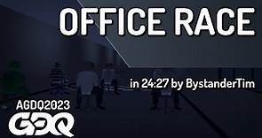 Office Race by BystanderTim in 24:27 - Awesome Games Done Quick 2023