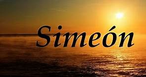Simeón, significado y origen del nombre