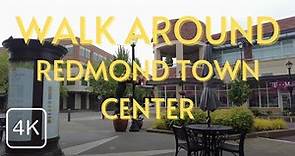 4K Walking Tour of Redmond Town Center in Redmond WA Washington USA 2021