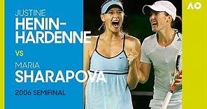 Justine Henin-Hardenne v Maria Sharapova - Australian Open 2006 Semifinal | AO Classics