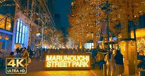 [4K | Tokyo] Marunouchi Illumination 2023 | 丸の内イルミネーション 2023