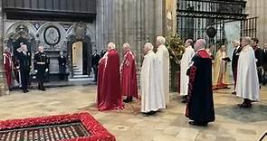 Charles attends the Order of the Bath service in ceremonial robes