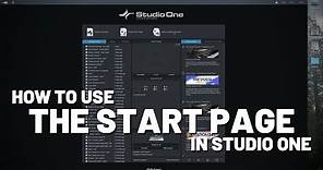 Getting Started with Studio One | PreSonus