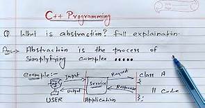 C++ Abstraction | Learn Coding