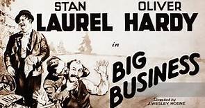 Laurel & Hardy - Big Business (1929) [silent film w/ soundtrack and SFX]