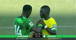 Nigeria vs Zimbabwe [1-1] Highlights 2023