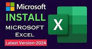 How to Download & Install MS Excel for Free 2024 | Microsoft Excel Installation