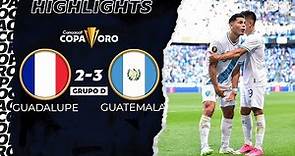 Resumen y goles | Guadalupe 2-3 Guatemala | Copa Oro 2023 | TUDN