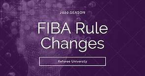 2020/2021 FIBA Basketball Rule Changes