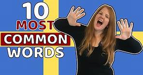 10 most COMMON Swedish words 🇸🇪 | Learn Swedish in a Fun Way!
