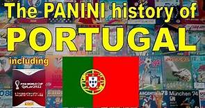 The Panini history of Portugal (Men's Soccer Team) Update 2022