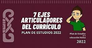 7 EJES ARTICULADORES DEL CURRíCULO DE LA EDUCACION BASICA 2022