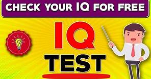 Intelligence Test : Real online IQ Test