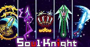 Top 5 Best Mythical Weapons in Soul Knight!