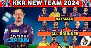 IPL 2024 | Kolkata Knight Riders Team Full Squad | KKR Full Squad 2024 | KKR New Players List 2024