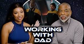 Father & Daughter Boldly Go... | LeVar and Mica Burton on Star Trek: Picard Season 3