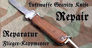 OTF Luftwaffe Gravity Knife repair-paratrooper/Kappmesser/couteau à gravité/coltello gravitazionale