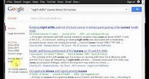 Google Scholar for journal article citations and occasional full text