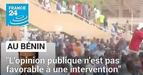 Niger : au Bénin, "l'opinion publique n'est pas favorable à une intervention militaire de la Cédéao"
