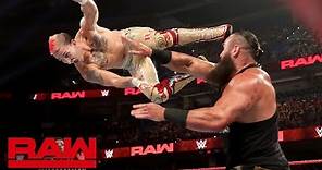 Braun Strowman vs. Randy Rowe: Raw Reunion, July 22, 2019