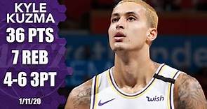 Kyle Kuzma drops 36 points without LeBron or AD in Lakers vs. Thunder | 2019-20 NBA Highlights