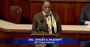 On the first day of this... - Congresswoman Stacey Plaskett