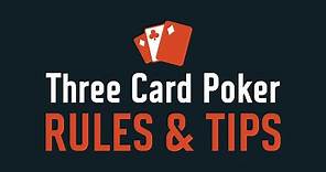 How to Play Three Card Poker with Demo Game - Rules and Strategy