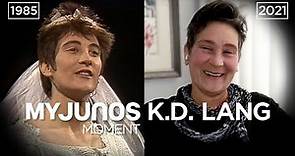 K.D. Lang looks back at her iconic Junos win for most promising female | Junos 50th
