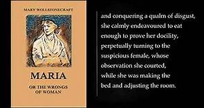 MARIA or The Wrongs of Woman by MARY WOLLSTONECRAFT. Audiobook, full length