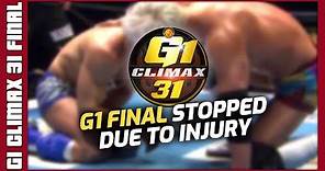 Injury stops G1 Climax 31 Final between Kota Ibushi and Kazuchika Okada