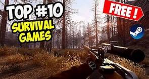 TOP 10 FREE Survival Games you can play Right Now in 2021🔥 (Steam/Free to Play)