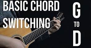 Chord Switching Practice - G to D | Easy Beginner Guitar Lessons