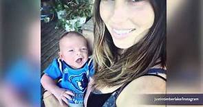 Justin Timberlake and Jessica Biel share first photo of baby Silas
