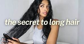INDIAN HAIR GROWTH SECRETS / weekly routine, rice water jelly for long, healthy, shiny hair FAST 🪴