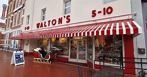 Birthplace Of Walmart - Inside The First Store & Museum / Grave Of Sam Walton