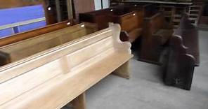 Antique Church Pews and Chairs for sale
